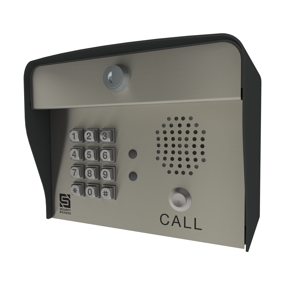 Advantage DKLP - 100-Code Low-Power Keypad with Intercom - Post Mount