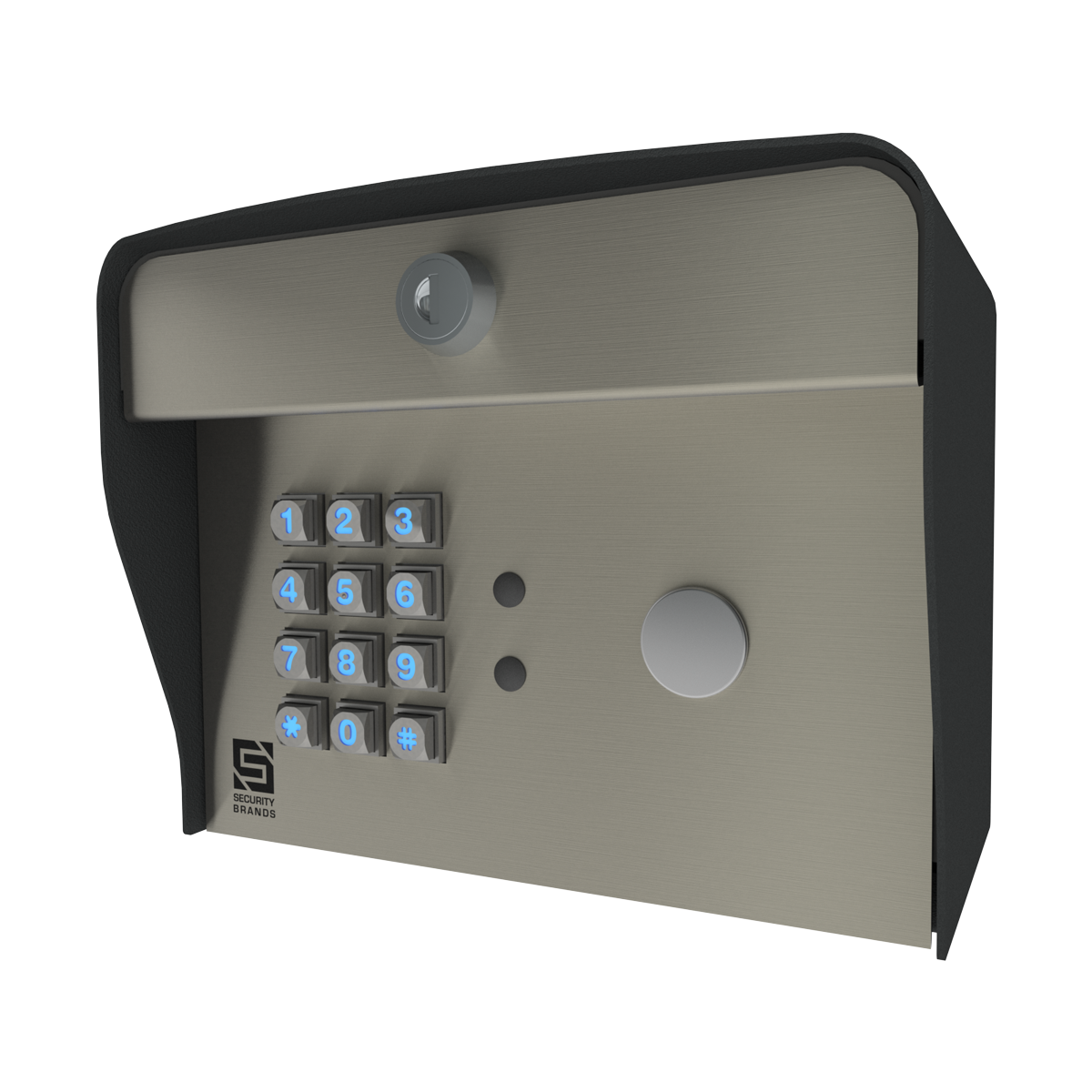 Advantage ONE - 1,000-Code Keypad with Smart LEDs and Knox Cutout - Post Mount