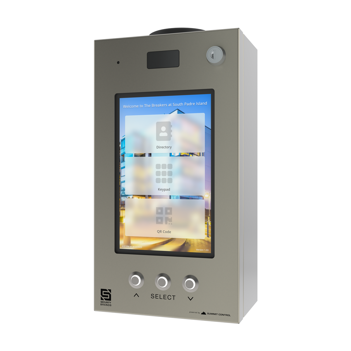 Ascent M3 - Compact Cellular Multi-Tenant Entry System with 8-inch Touchscreen
