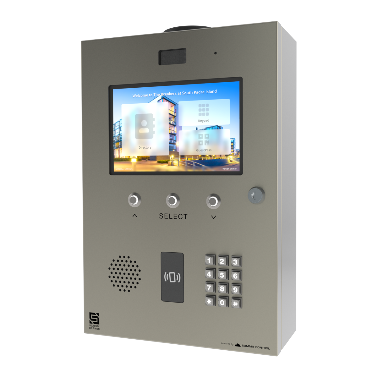 Ascent M8 - Cellular Multi-Tenant Entry System with 8-inch Touchscreen