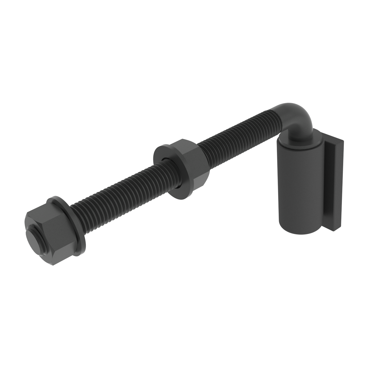 7-inch Barrel Hinges with J-Bolt (3/4-inch x 8-5/8-inch)
