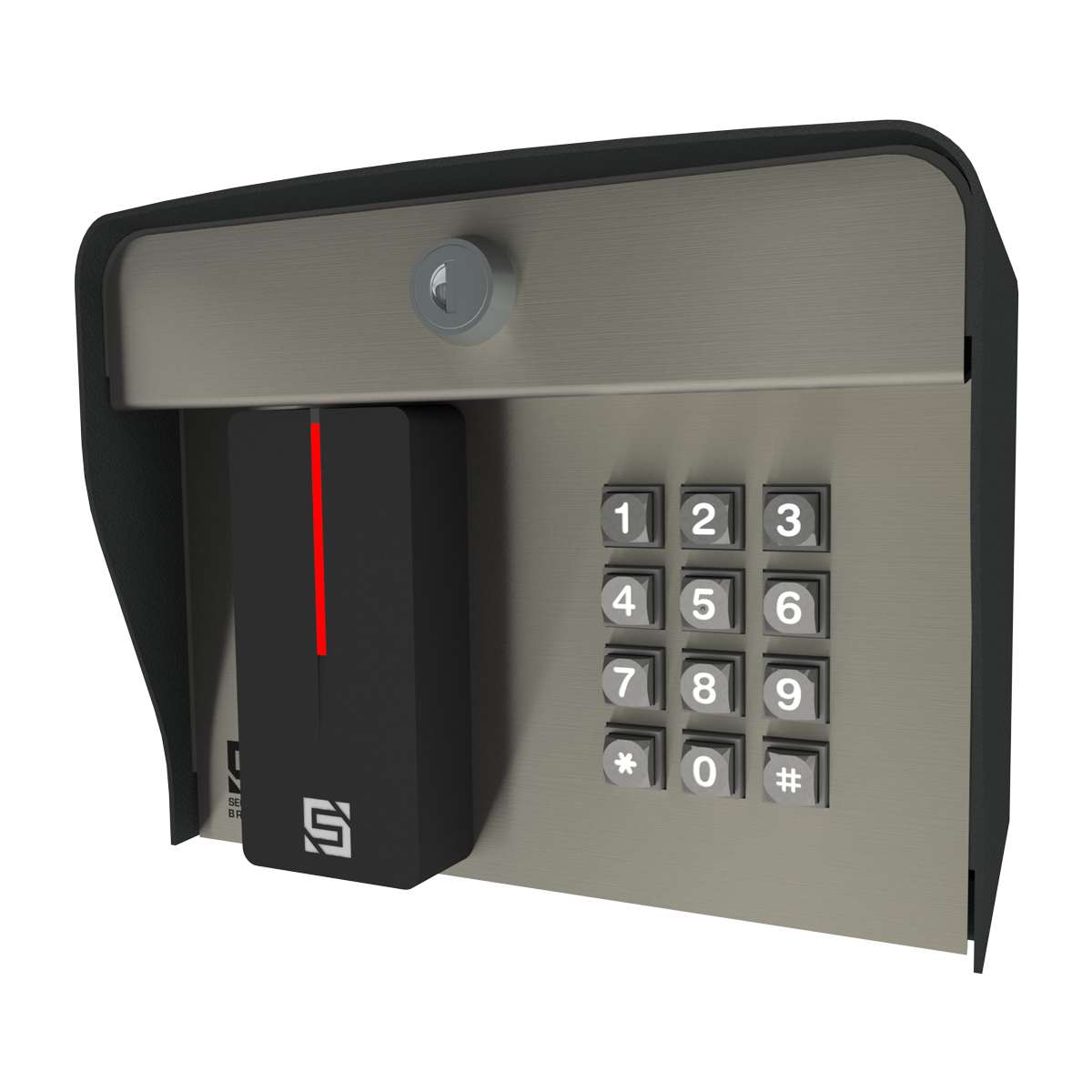 RemotePro CR - Wiegand-Output Proximity Card Reader with Keypad - SecurePass - Post Mount