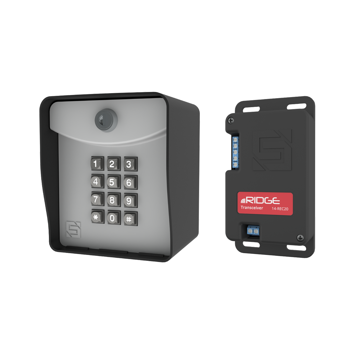 Ridge Keypad and Transceiver - 433-MHz - Post Mount