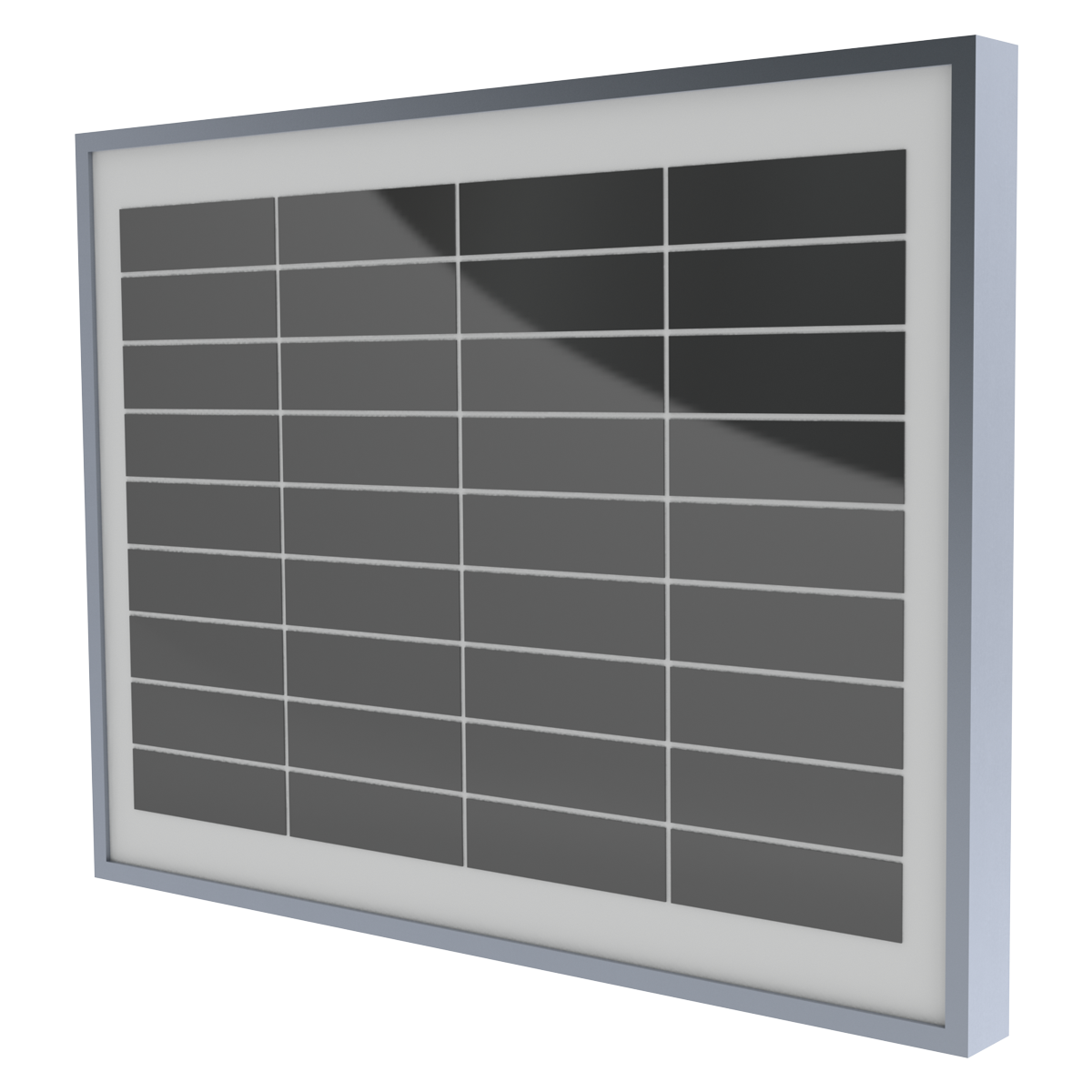 10-Watt Solar Panel with Mounting Bracket