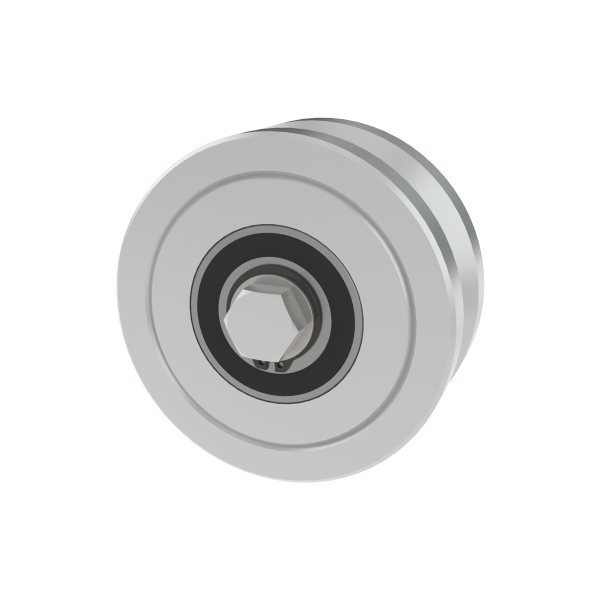 4-inch V-Groove Wheel